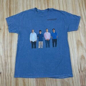 Weezer The Blue Album 1994 Tour Shirt L Modern Double Sided Short Sleeve